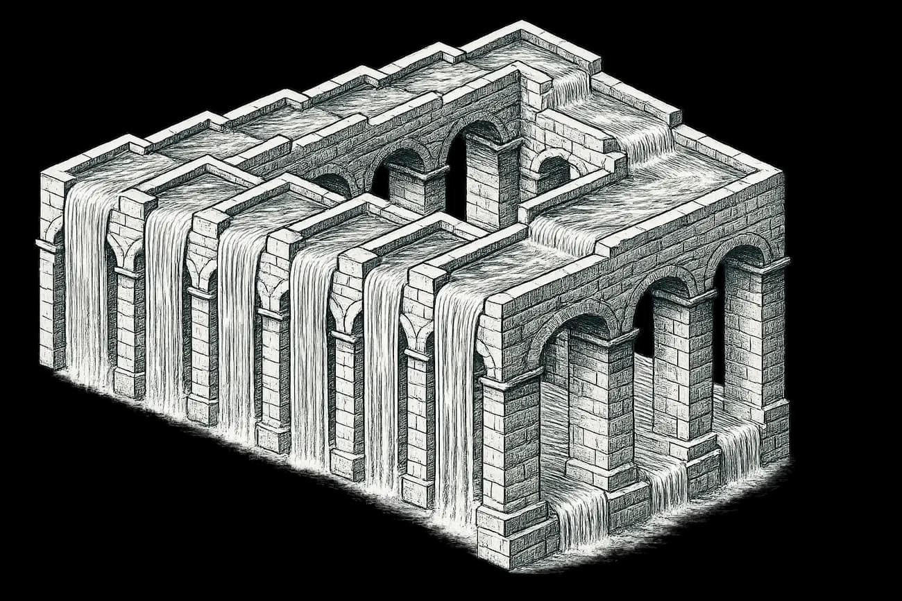 Aqueduct engraving